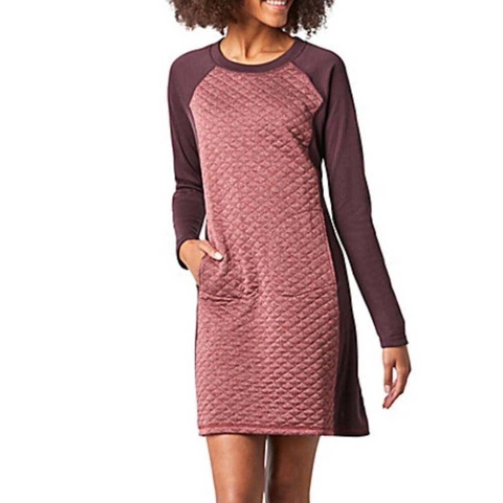 Smartwool Diamond Peak Quilted Gorpcore Warm Wool Blend Winter Dress S